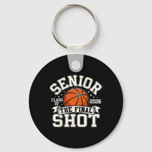 Senior Basketball Cl Of 2026 Basketball Player Gra Key Ring