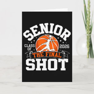 Senior Basketball Cl Of 2026 Crew Graduation Senio Card