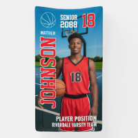 Senior Basketball Design Template Photo Sports