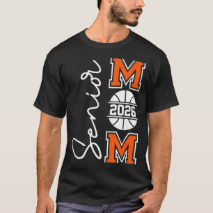 Senior Basketball Mom Class 2026 Artwork T-Shirt