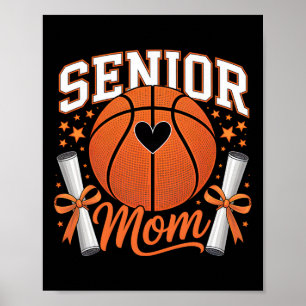 Senior Basketball Mum 2026 Funny Basketball Mum Gr Poster
