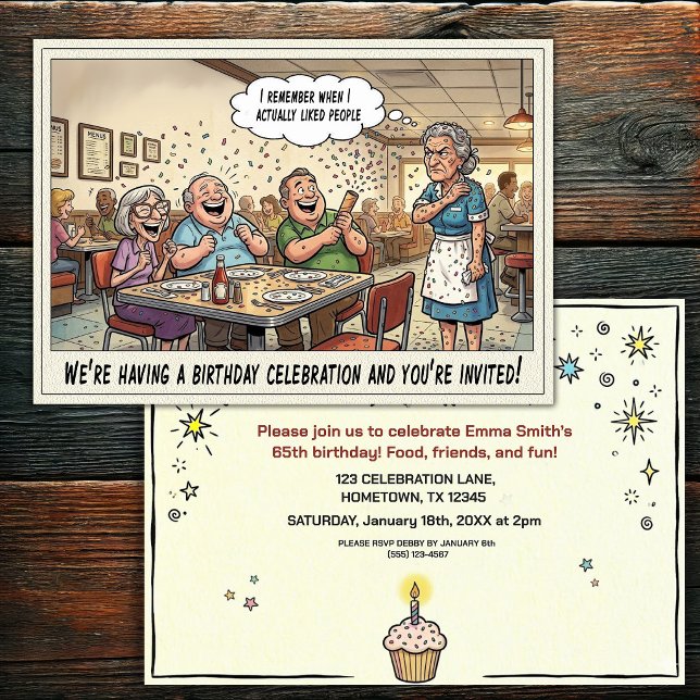 Senior Birthday Party  Invitation (Creator Uploaded)