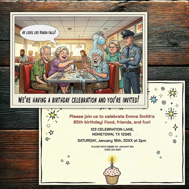 Senior Birthday Party  Invitation (Creator Uploaded)