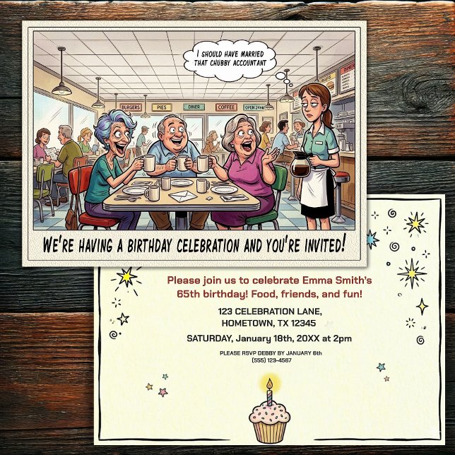 Senior Birthday Party  Invitation (Creator Uploaded)