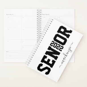 Senior Block Letter Personalised Graduation Year Planner