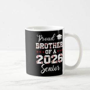 Senior Brother Cl Of 2026 Cute Sell Player Graduat Coffee Mug