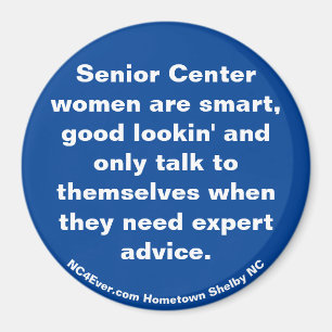 Senior Centre women Magnet