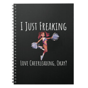 Senior Cheer Gifts High School Cheerleading Sports Notebook
