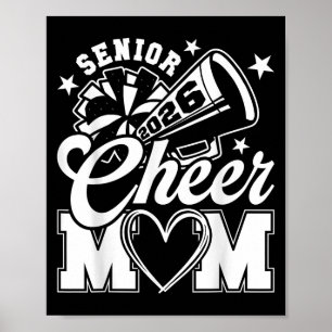 Senior Cheer Mum 2026 Proud Cheerleader Mum Cl Of Poster