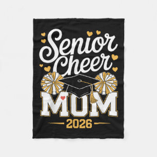 Senior Cheer Mum Cl Of 2026  Fleece Blanket