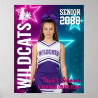 Senior Cheer Team Custom Cheerleading Photo Sports