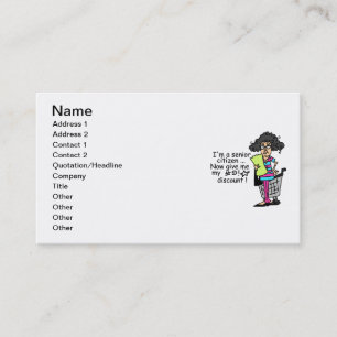 Senior Citizen Discount Card