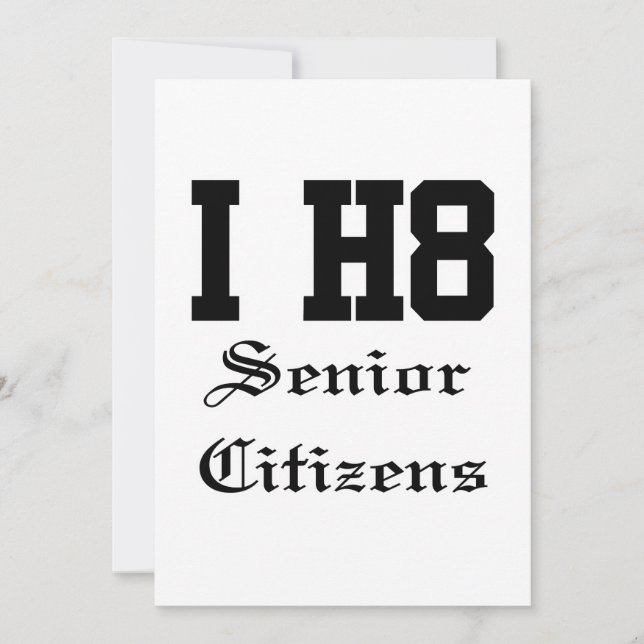 senior citizens invitation (Front)