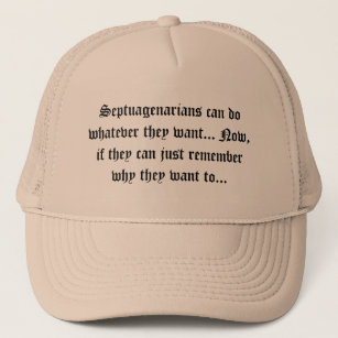 Septuagenarian Gifts on Zazzle AU