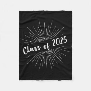 Senior Cl 2025 Graduate First Day Of School 10th G Fleece Blanket