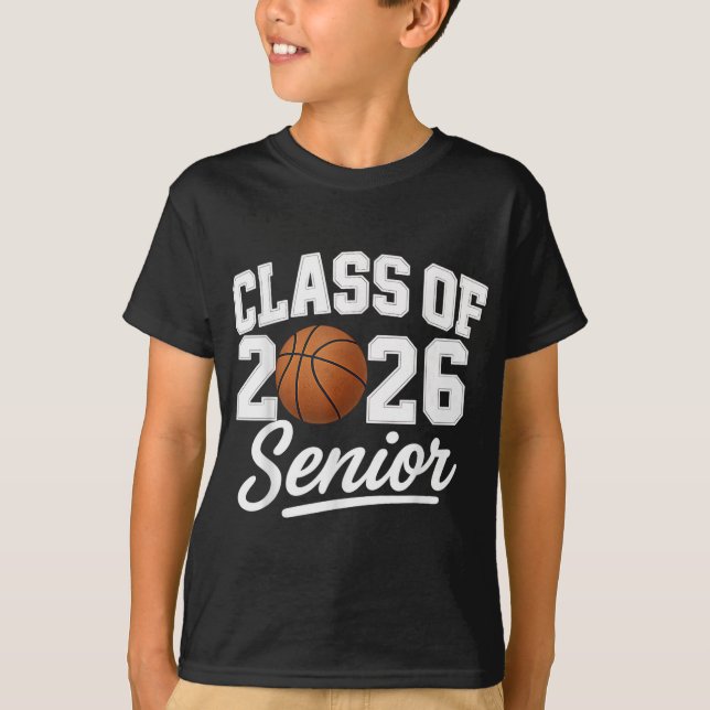 Senior Cl 2026 Basketball Champion School Spirit A T-Shirt (Front)