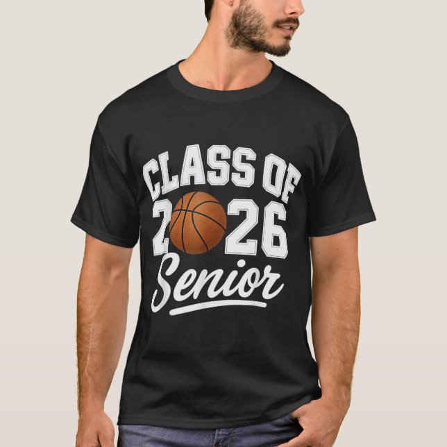 Senior Cl 2026 Basketball Champion School Spirit A T-Shirt (Front)