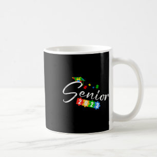 Senior Cl Of 2023 Autism Awareness School Graduati Coffee Mug