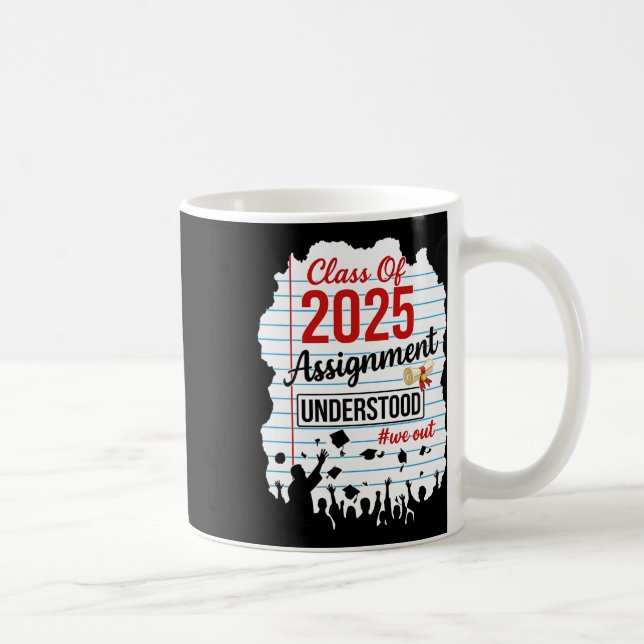 Senior Cl Of 2025 Graduation College Grad School G Coffee Mug (Right)