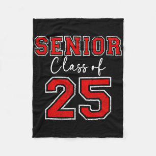 Senior Cl Of 2025 Graduation For Her Him Grad Seni Fleece Blanket