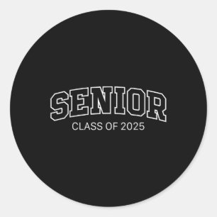 Senior Cl Of 2025 Graduation Gifts Graduate 25 Classic Round Sticker