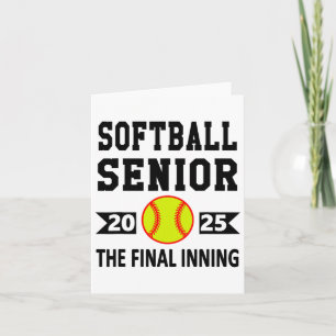 Senior Cl Of 2025 Softbyll Senior Night Graduation Card