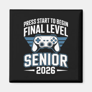 Senior Cl Of 2026 Ck To School Gamer Senior 2026 1 Magnet