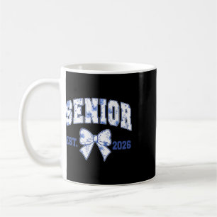 Senior Cl Of 2026 Graduation Girly Floral Coquette Coffee Mug