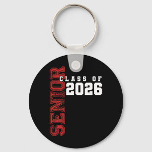 Senior Cl Of 2026 Graduation Grad 26 Key Ring
