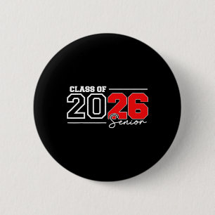 Senior Cl Of 2026 Graduation Senior 2026 Back To S 6 Cm Round Badge