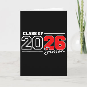 Senior Cl Of 2026 Graduation Senior 2026 Back To S Card