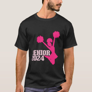 Senior Class 2024 Graduate Cheerleader First Day O T-Shirt