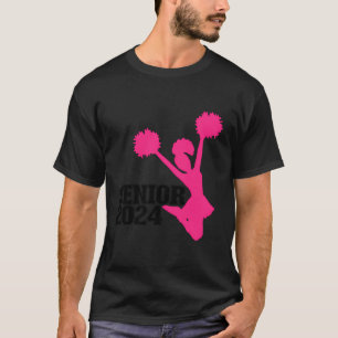 Senior Class 2024 Graduate Cheerleader First Day O T-Shirt