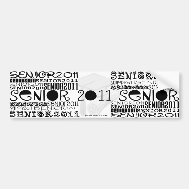 Senior Class of 2011 Bumper Sticker (Front)
