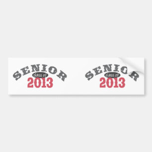 Senior Class of 2013 Bumper Sticker