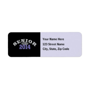 Senior Class of 2014 Return Address Label
