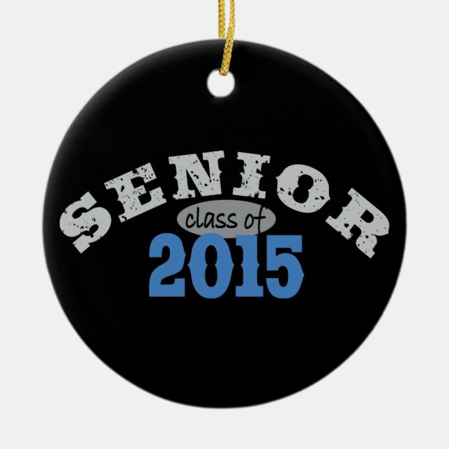 Senior Class of 2015 Ceramic Ornament (Front)