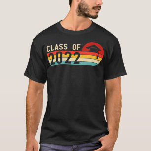 Senior Class of 20222 Grad Retro 2021 Graduation T-Shirt