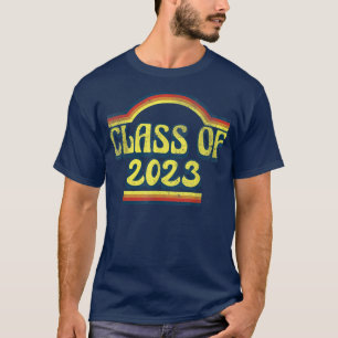 Senior Class of 2023 Retro Seniors Graduation Last T-Shirt
