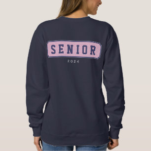 Senior Class of 2024 Gingham Graduation Sweatshirt