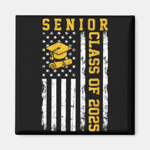 Senior class of 2025 american flag high school magnet