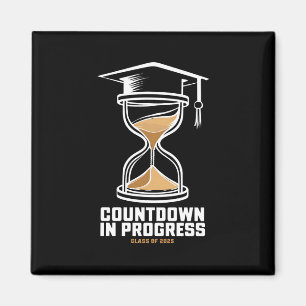 Senior Class Of 2025 Countdown to Graduation Gift Magnet