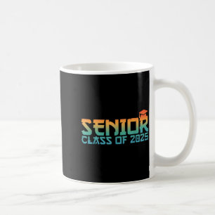 Senior class of 2025 graduation for high school coffee mug