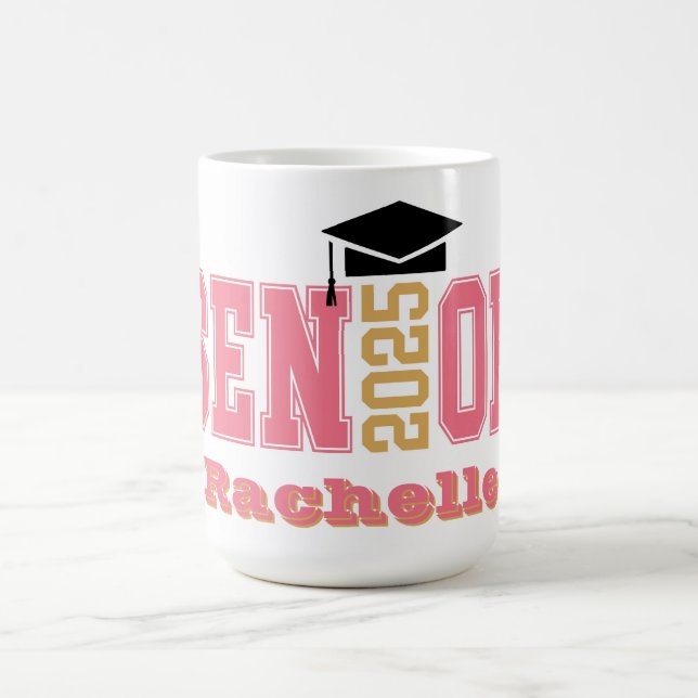Senior Class of 2025 Personalised Coffee Mug (Center)