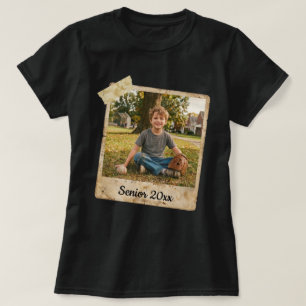 Senior Class of 2026 Custom Photo Graduation T-Shirt