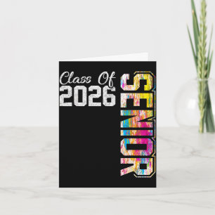 Senior class of 2026 graduate high school card