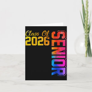 Senior class of 2026 graduate high school card