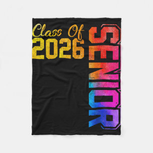 Senior class of 2026 graduate high school fleece blanket