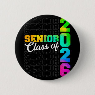 Senior class of 2026 graduate high schoolSenior cl 6 Cm Round Badge