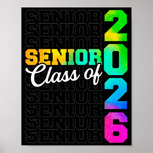 Senior class of 2026 graduate high schoolSenior cl Poster